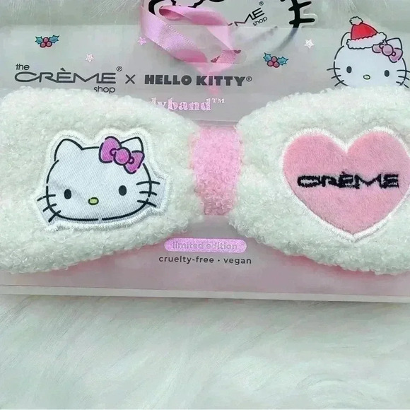 THE CREME SHOP X HELLO KITTY Plush Spa Headband - Picture 3 of 3